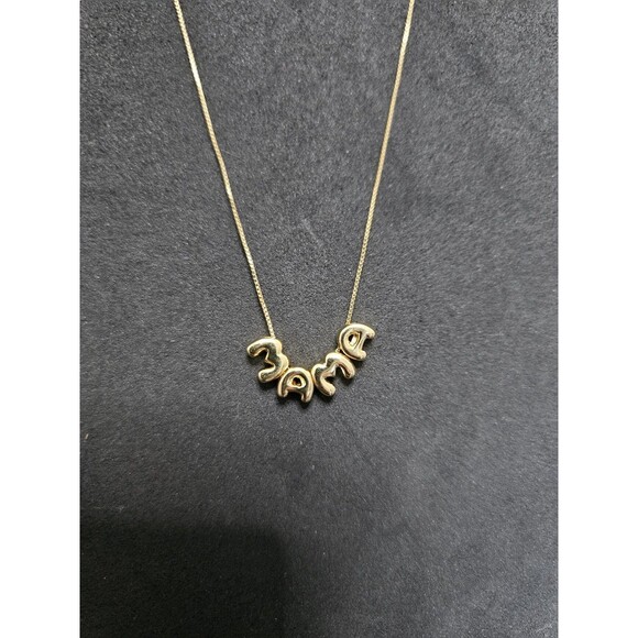 Nordstrom Jewelry - Nordstrom Demi Fine Bubble “Mama” Pendant Necklace 14K Gold Plated NWT